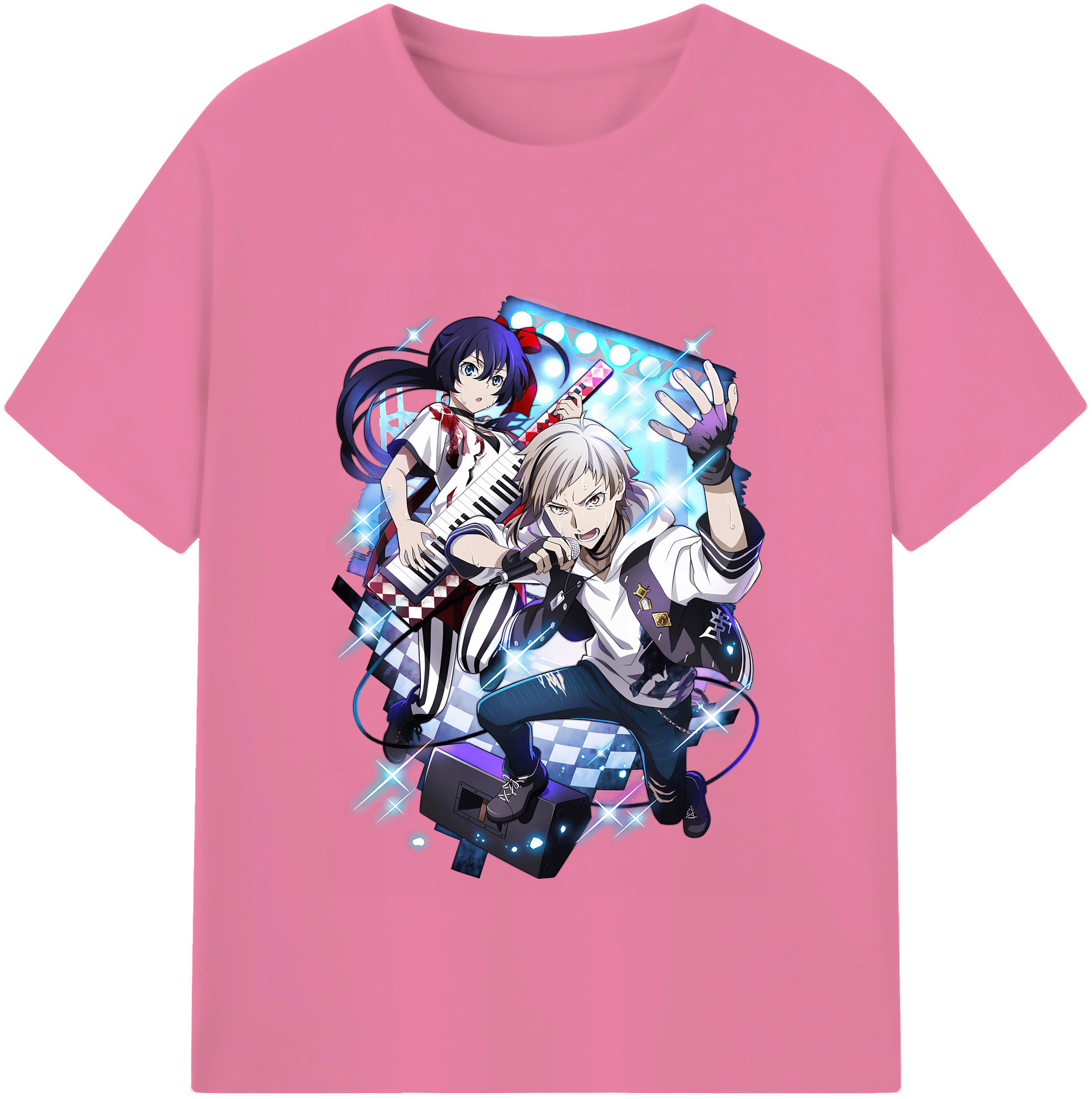 （画像用） 文豪ストレイドッグス Bungo Stray Dogs 綿100％半袖Tシャツ（フロントプリント）